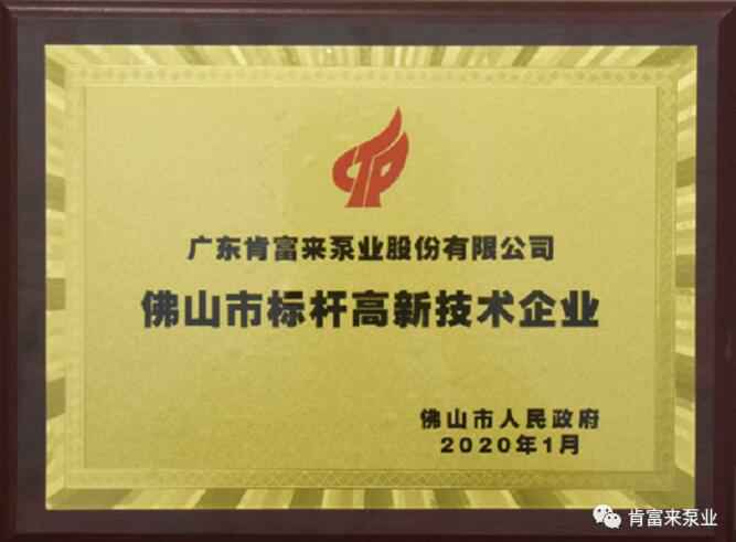 九游网站网页版入口-九游(中国)喜获“佛山市标杆高新技术企业”称号